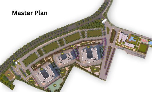 Sobha Belvedere master plan layout